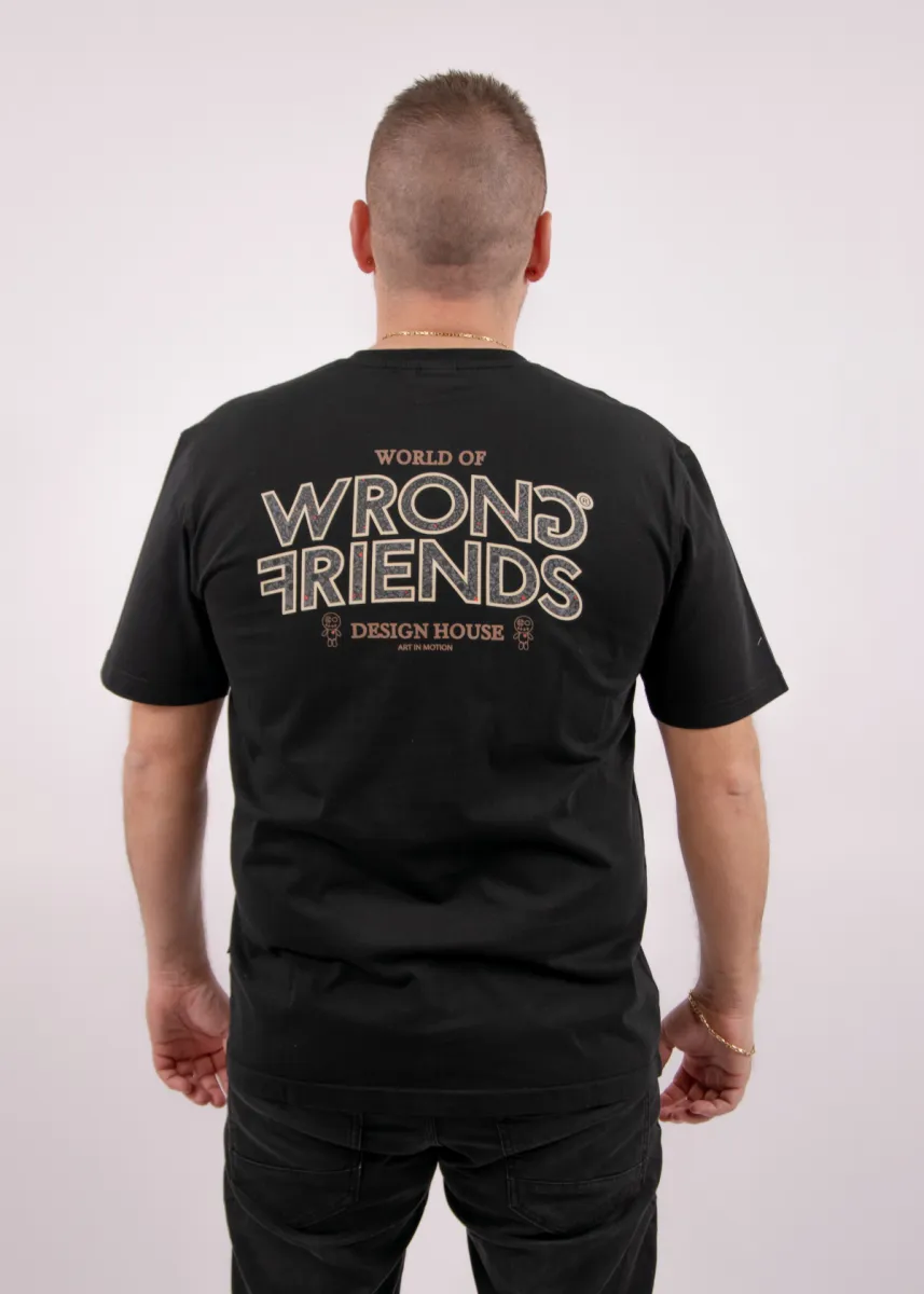 Wrong Friends Zamora T-Shirt 3 Wrong Friends zamora t-shirt black