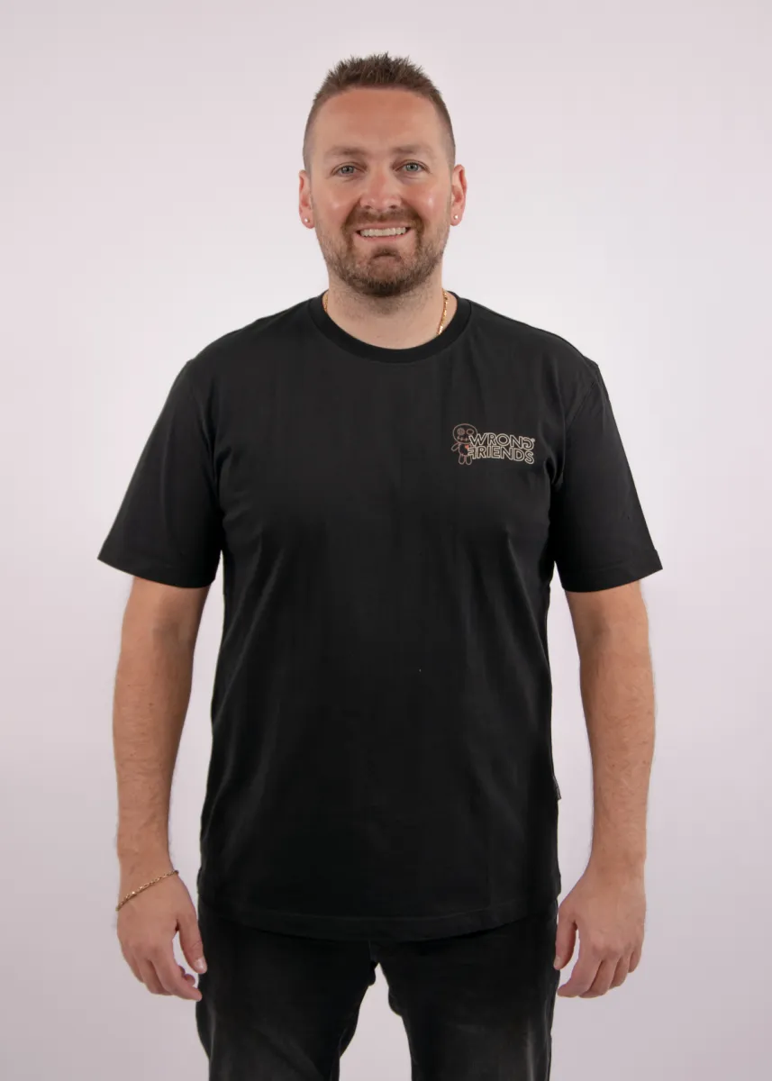 Wrong Friends Zamora T-Shirt 1 Wrong Friends zamora t-shirt black