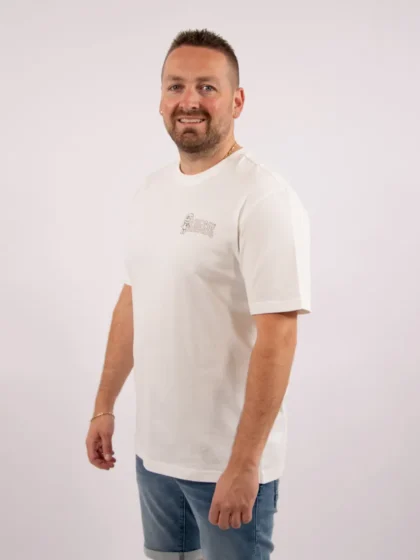 Wrong Friends zamora t-shirt coconut white