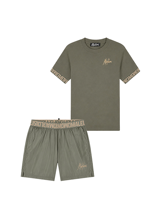Malelions Venetian Swim Set Dark Sage 1 Malelions Venetian Swim Set Dark Sage