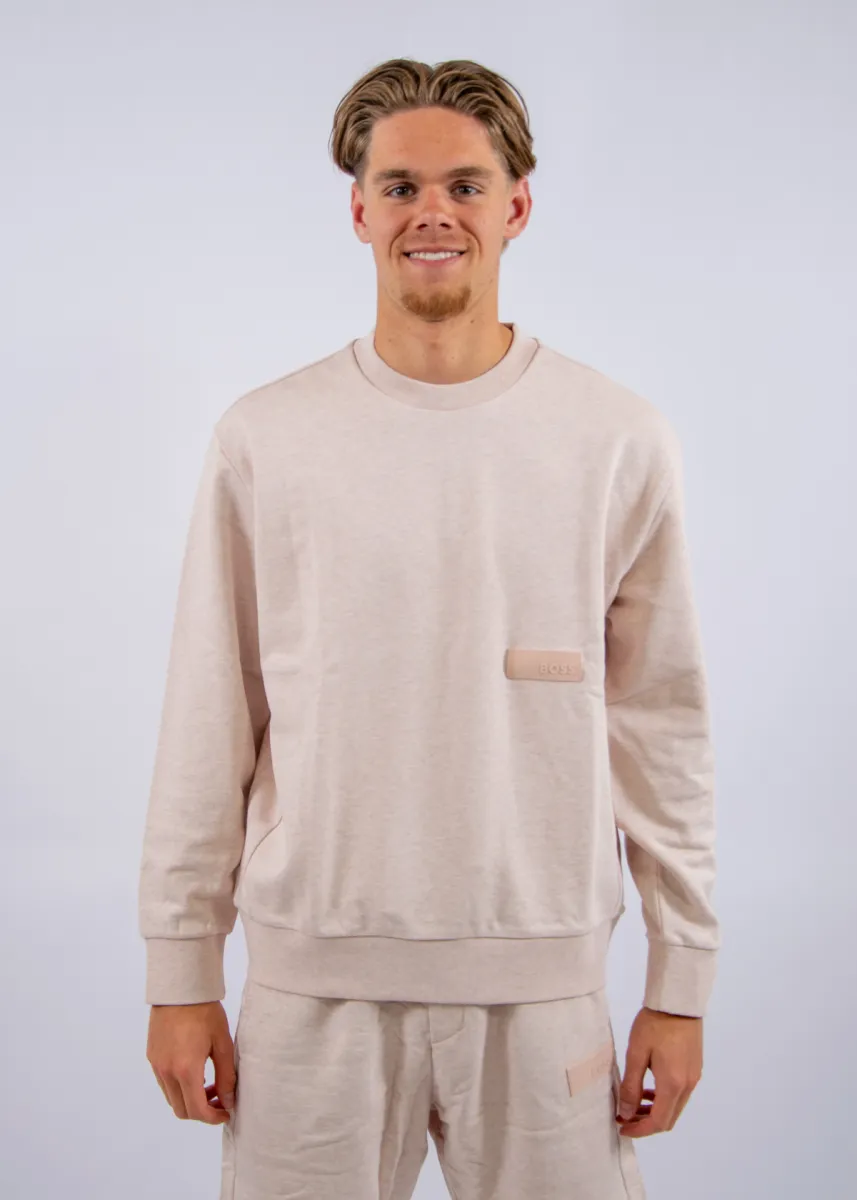 BOSS SW_Crewneck 1 BOSS 50564103 663 medium pink