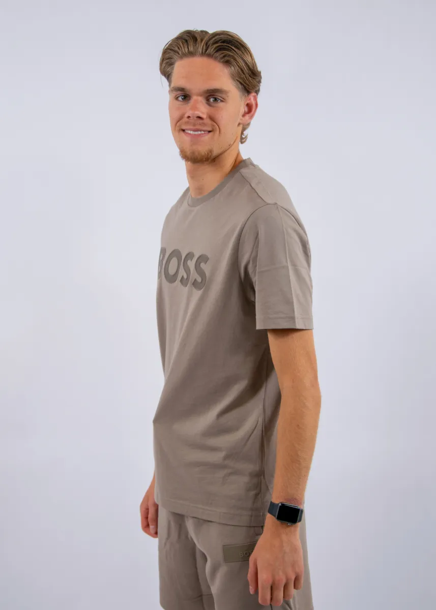 BOSS TS_Structure Logo 2 BOSS 50566883 334 light/pastel green