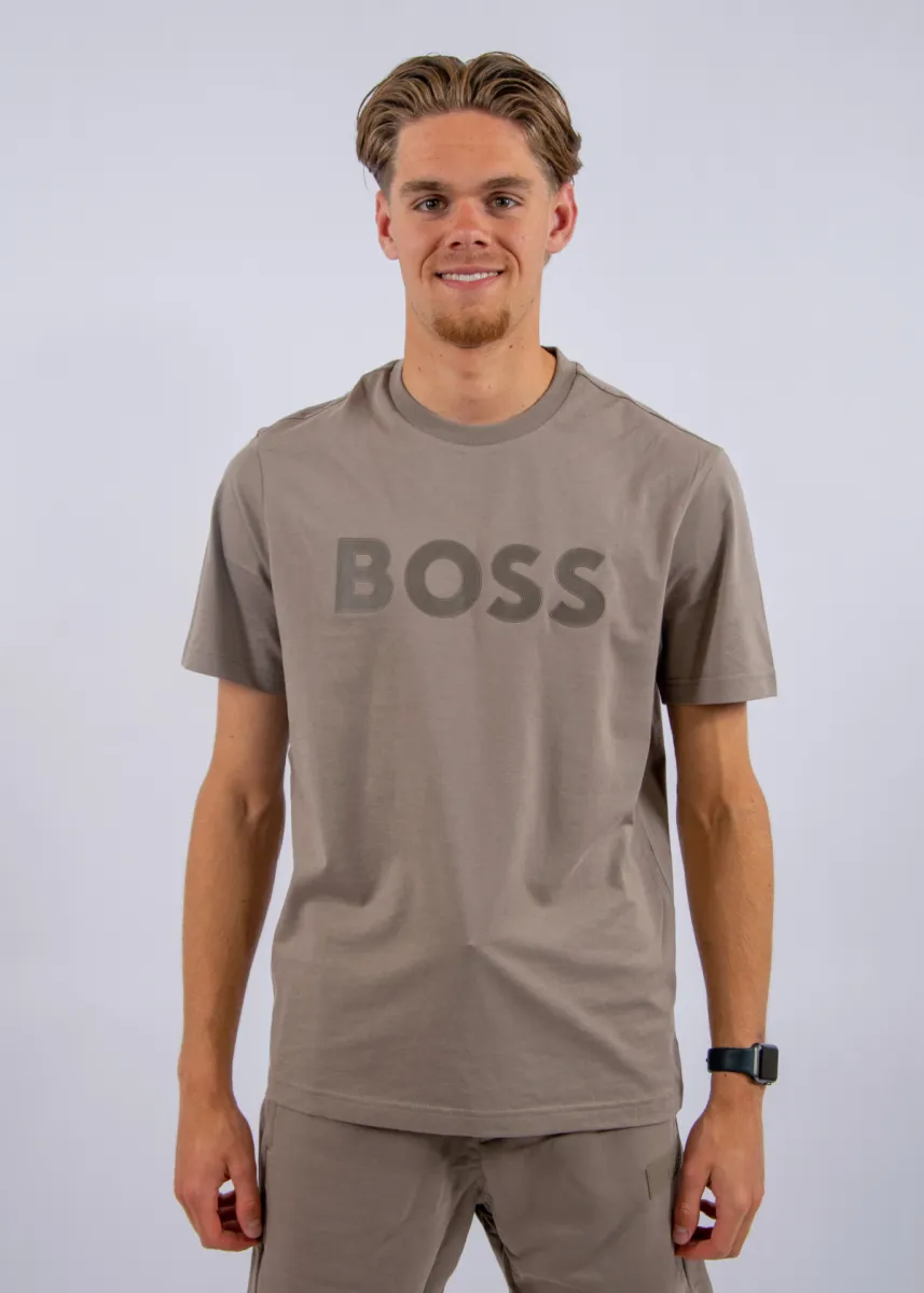 BOSS TS_Structure Logo 1 BOSS 50566883 334 light/pastel green