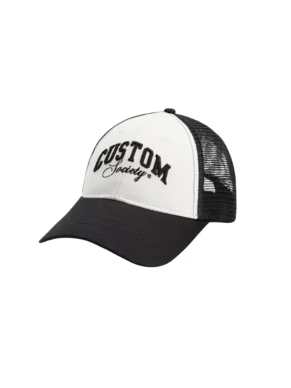 Jorcustom customsociety cap white-black