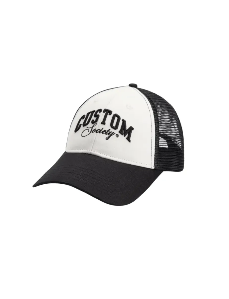 Jorcustom CustomSociety Summer Cap 1 Jorcustom customsociety cap white-black