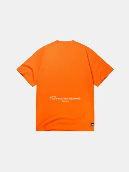 Jorcustom jersey loose fit t-shirt orange