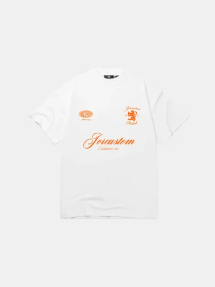 Jorcustom jersey loose fit t-shirt white