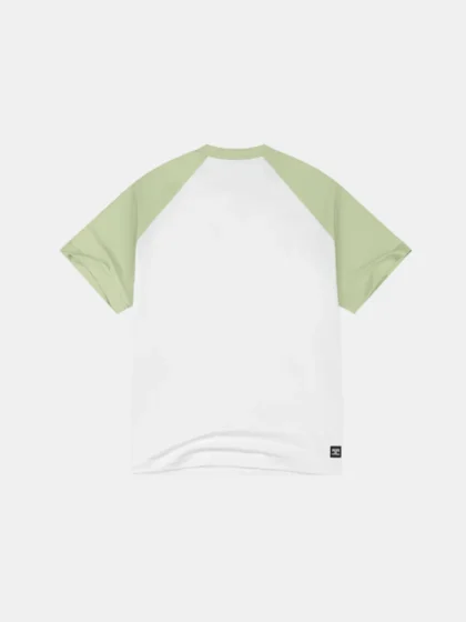 Jorcustom raglan white/sage green