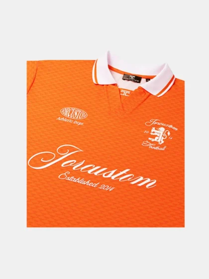 Jorcustom world cup football jersey orange