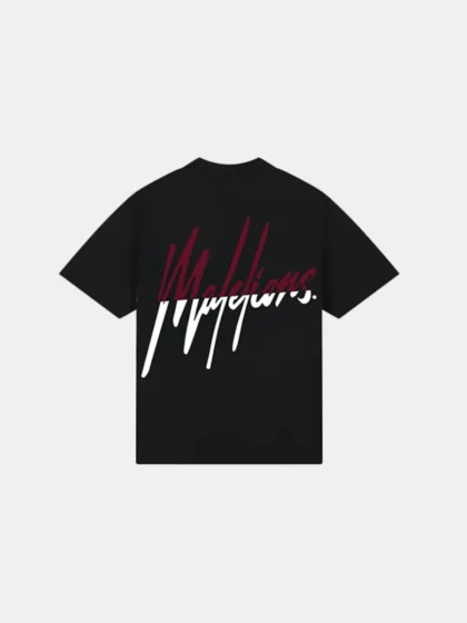 Malelions split t-shirt black