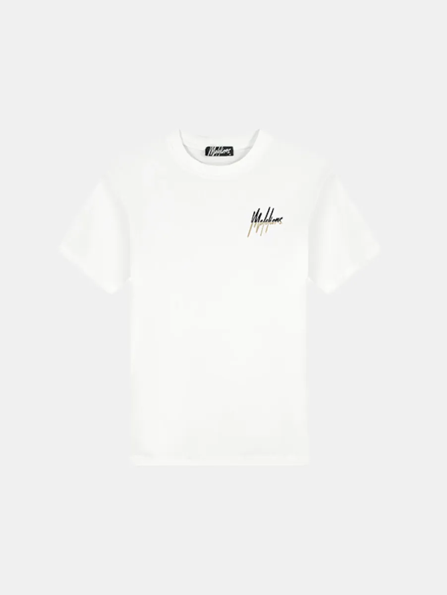Malelions Split T-Shirt 1 Malelions split t-shirt white