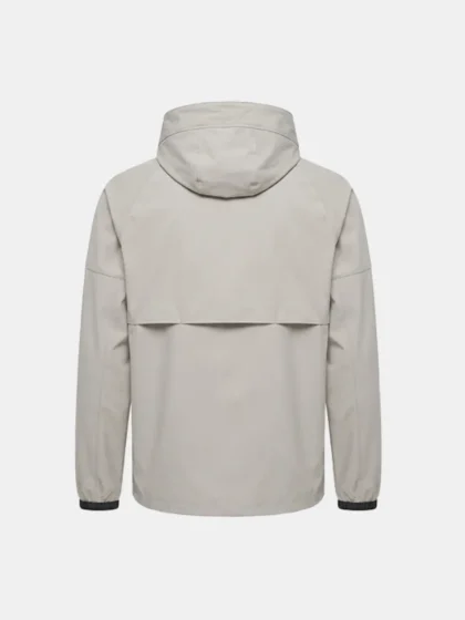Malelions sport deuce hooded zip jacket beige