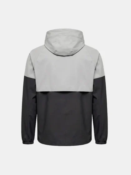 Malelions sport deuce hooded zip jacket black/light grey