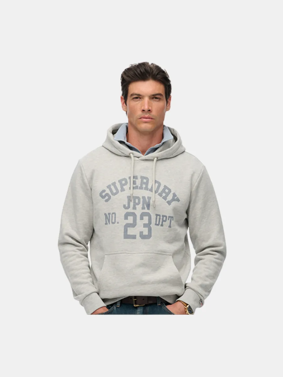 Superdry Athletic Eseentials Hoodie 4 Superdry m2014091a jar cadet grey marl