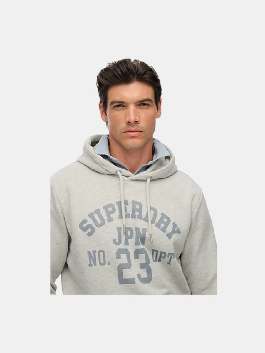 Superdry Athletic Eseentials Hoodie 6 Superdry m2014091a jar cadet grey marl