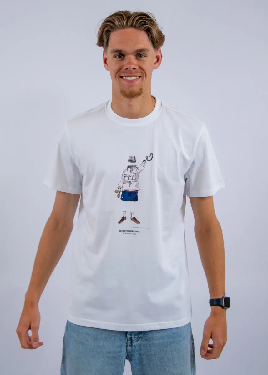 Weekend Offender Hassen Tee 3 Weekend Offender pt1b17 white