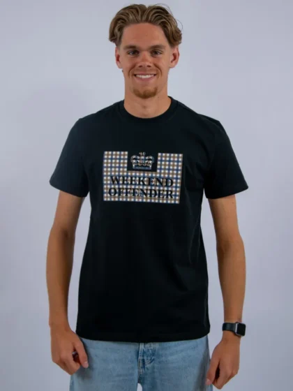 Weekend Offender ts1a27 black/mid house check