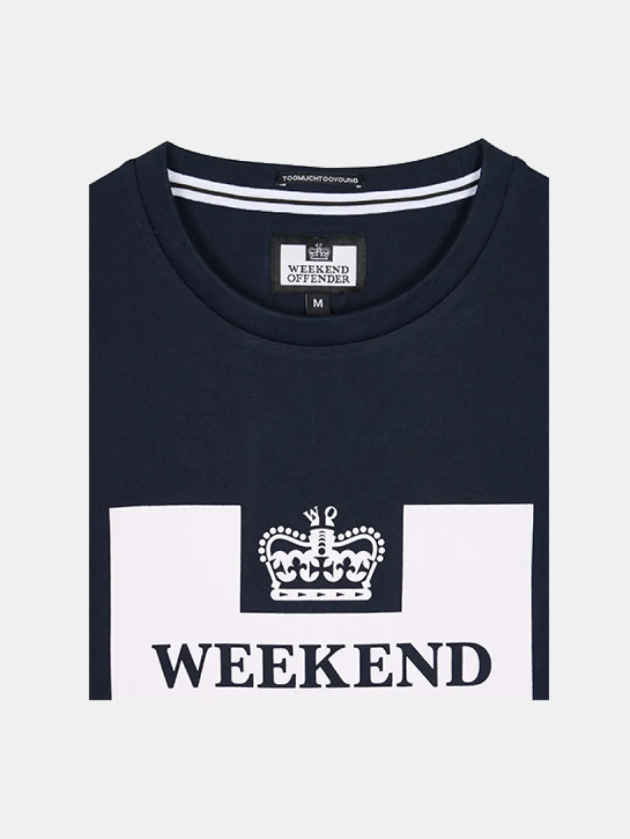 Weekend Offender Prison Tee 2 Weekend Offender wots200 navy