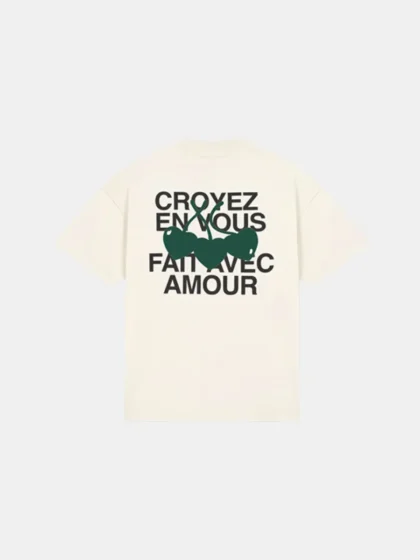 Croyez amour t-shirt off-white