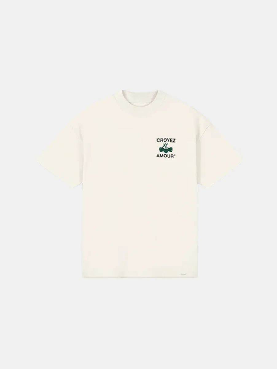Croyez Amour t-shirt Off-White 1 Croyez amour t-shirt off-white
