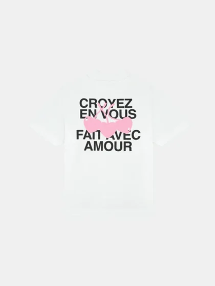 Croyez amour t-shirt white