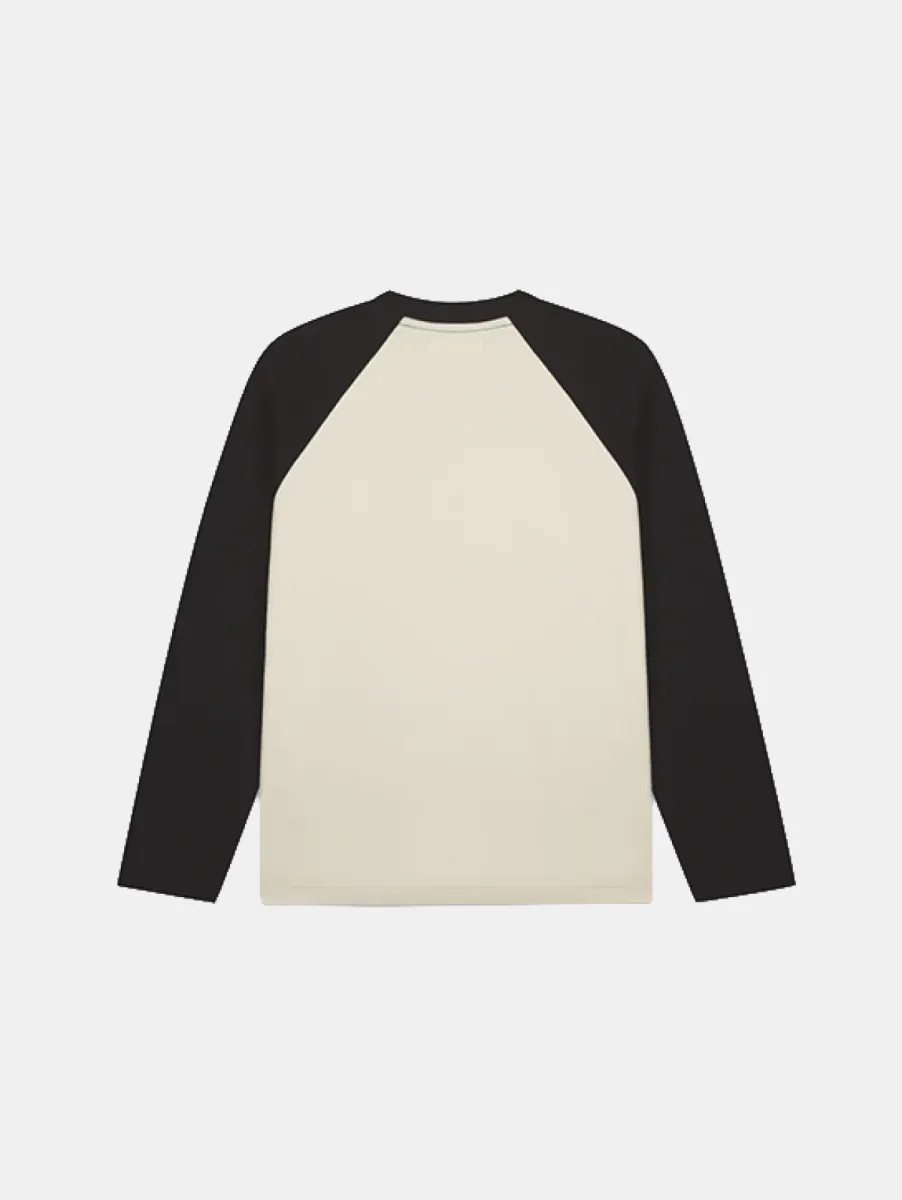 Croyez Fraternite raglan longsleeve - light beige 2 Croyez Fraternite raglan longsleeve light beige