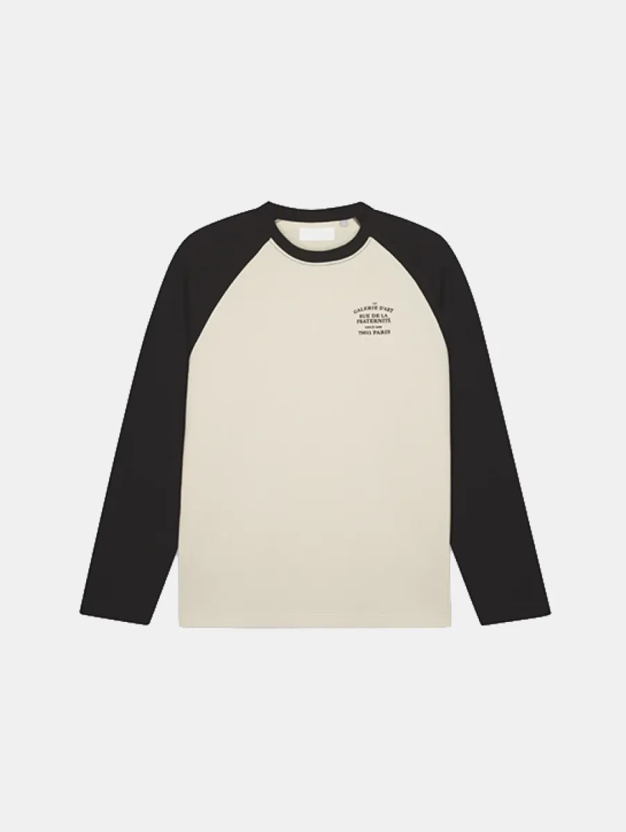 Croyez Fraternite raglan longsleeve - light beige 1 Croyez Fraternite raglan longsleeve light beige