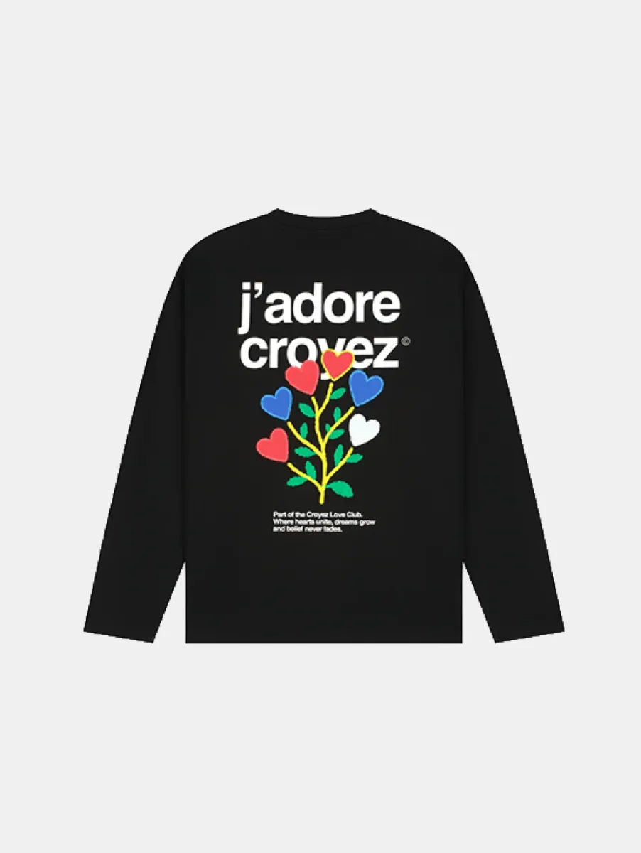 Croyez J'adore longsleeve t-shirt - Black 2 Croyez J'adore longsleeve t-shirt Black