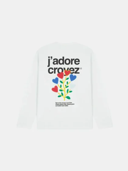 Croyez J'adore longsleeve t-shirt White
