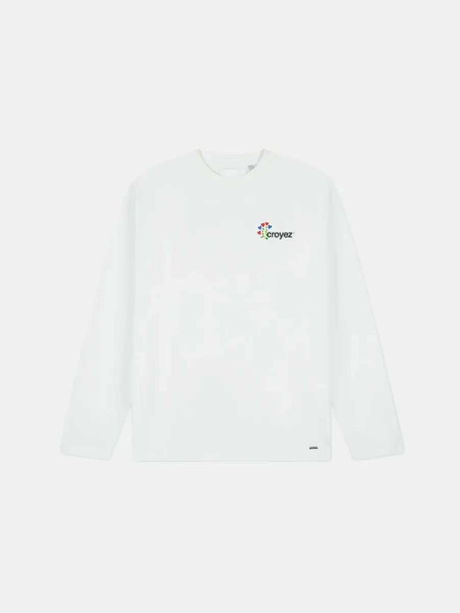 Croyez J'adore longsleeve t-shirt - White 1 Croyez J'adore longsleeve t-shirt White