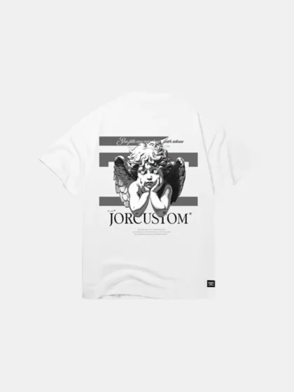 Jorcustom angel2.0 t-shirt white-acidgrey