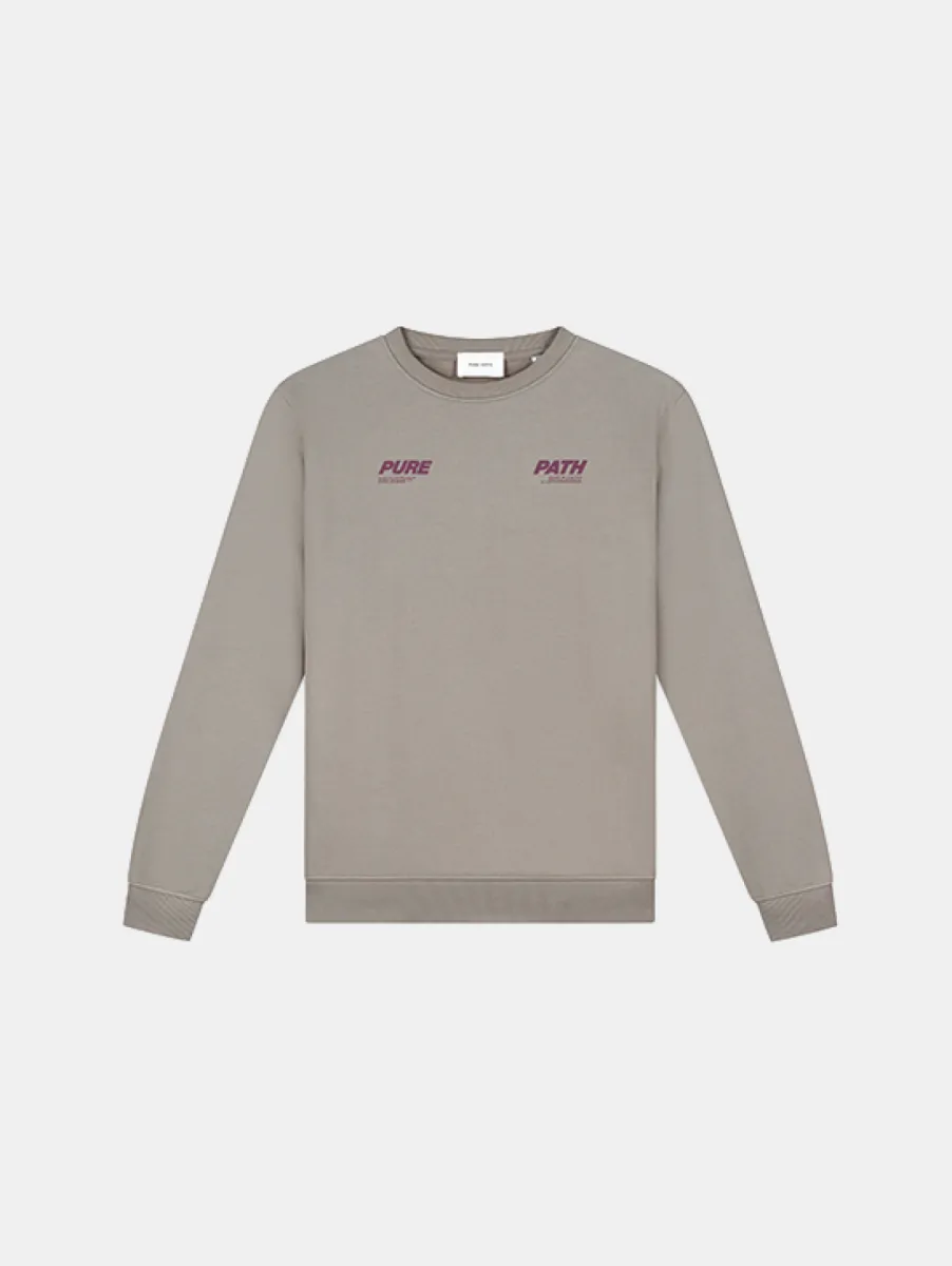 Pure Path Pure Sweater 1 Pure Path 26030303 53 taupe