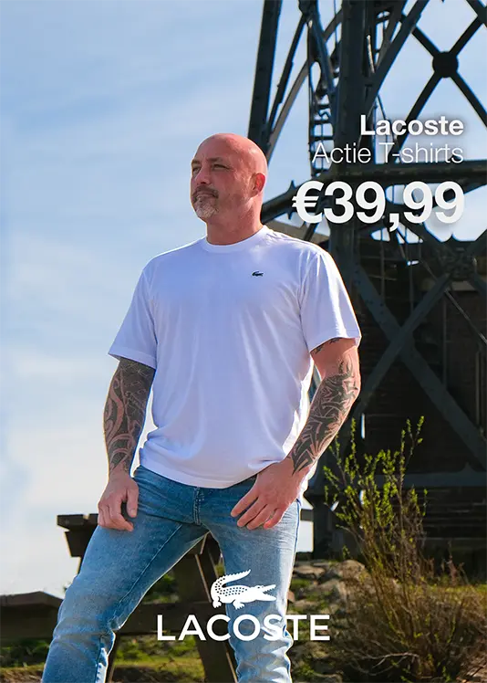 Lacoste t shirt actie