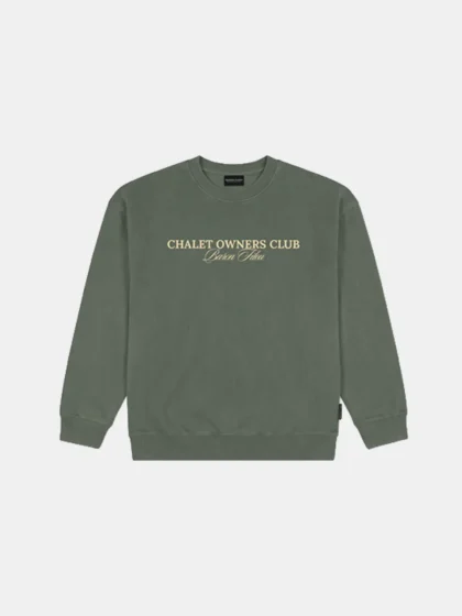 Baron Filou bottle pullover olive green
