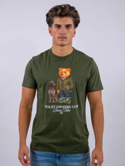 Baron Filou filou 182 t-shirt supima olive green