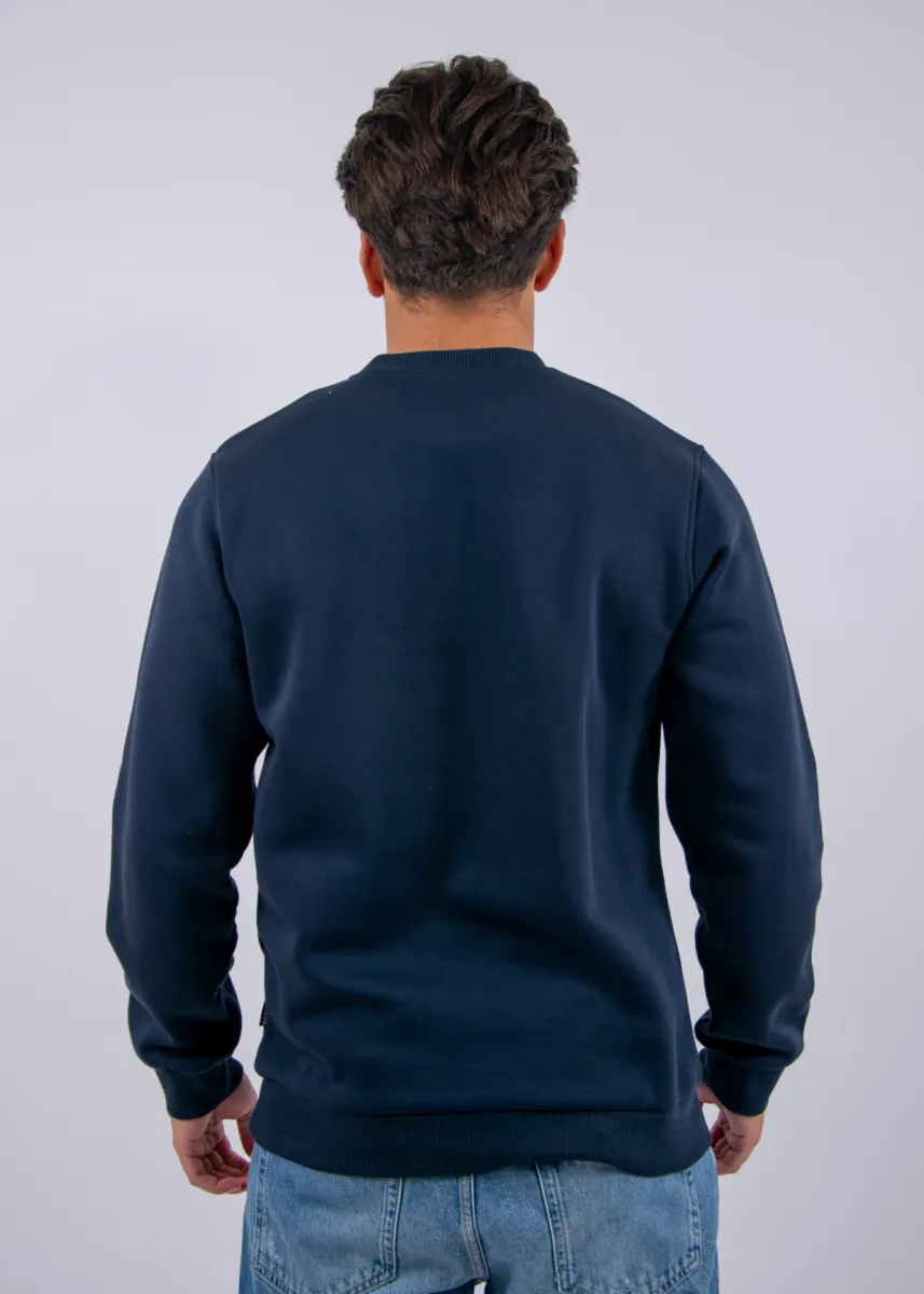 Baron Filou 186 The Vintage Driver Embroidered Pullover 4 Baron Filou filou 186 embroidered pullover oxford blue