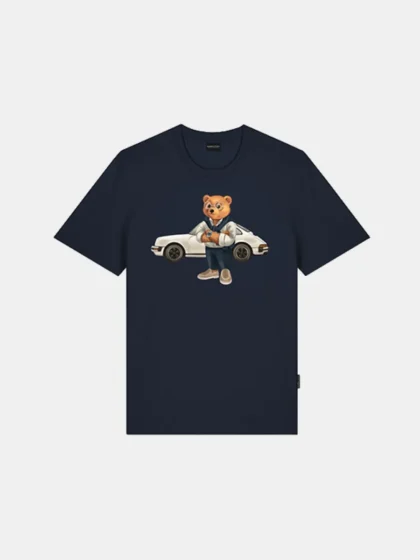 Baron Filou filou 186 t-shirt oxford blue
