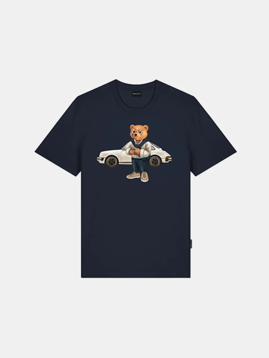 Baron Filou 186 The Vintage Driver T-Shirt 1 Baron Filou filou 186 t-shirt oxford blue