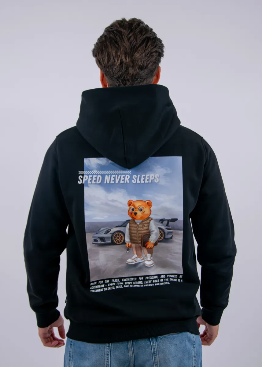 Baron Filou 187 The Urban Investor Backprint Hoodie (Speed Never Sleeps) 5 Baron Filou filou 187 backprint hoodie black