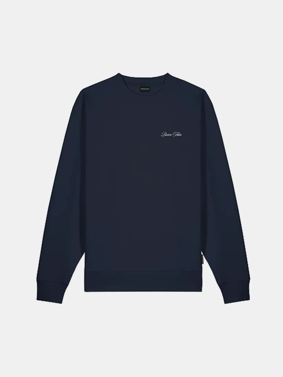 Baron Filou 187 The Urban Investor Backprint Pullover (Charlet Owners Club) 2 Baron Filou filou 187 backprint pullover oxford blue