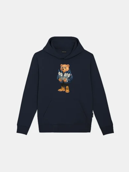 Baron Filou filou 190 hoodie oxford blue