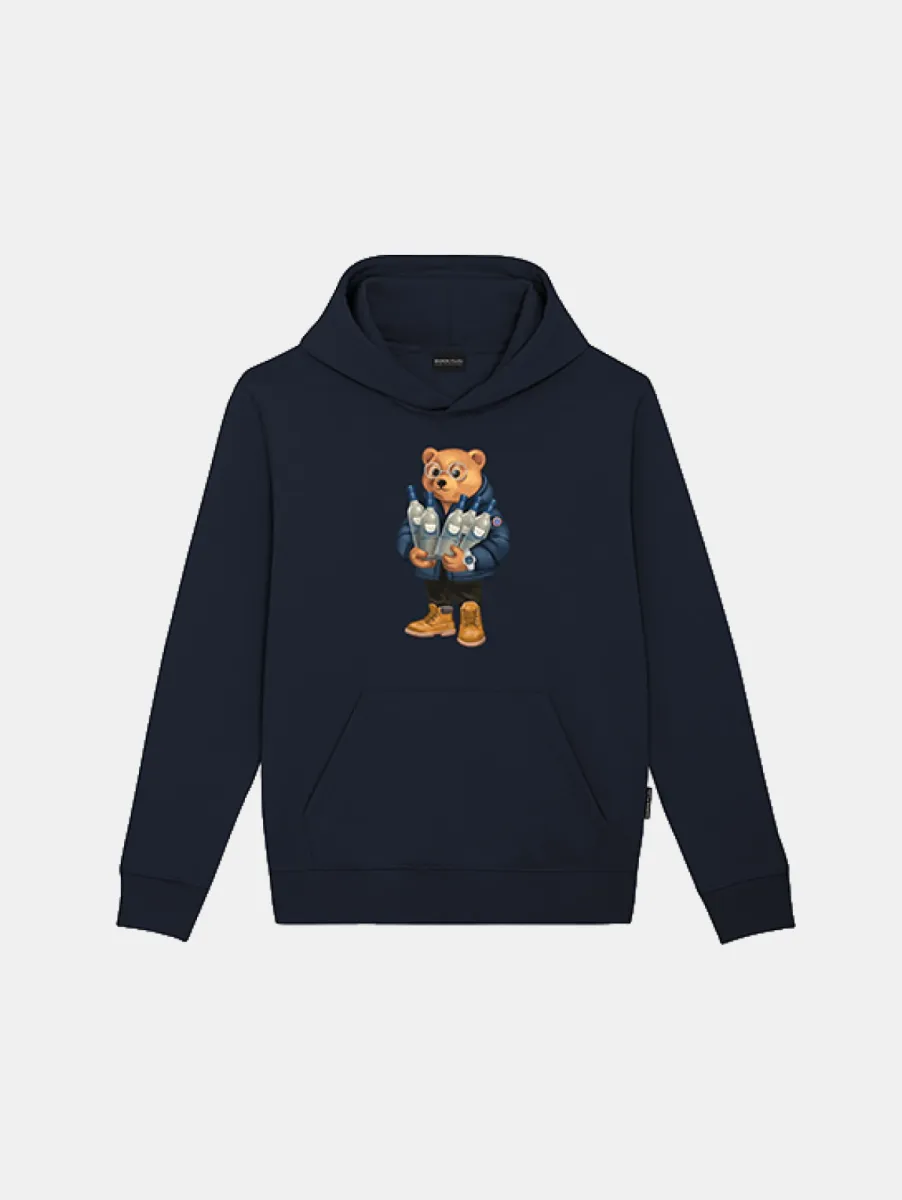 Baron Filou 190 The Bottle King Hoodie 1 Baron Filou filou 190 hoodie oxford blue