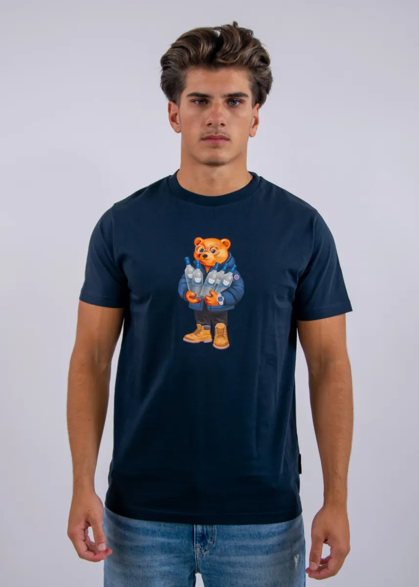 Baron Filou 190 The Bottle King T-Shirt 2 Baron Filou filou 190 t-shirt oxfort blue