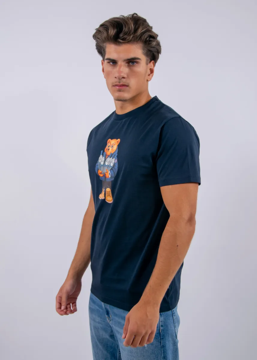 Baron Filou 190 The Bottle King T-Shirt 3 Baron Filou filou 190 t-shirt oxfort blue