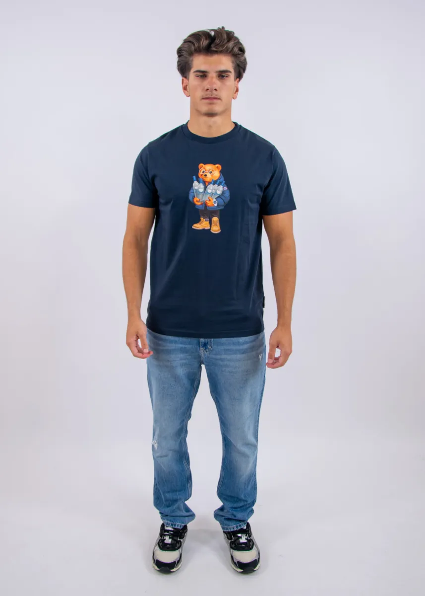 Baron Filou 190 The Bottle King T-Shirt 5 Baron Filou filou 190 t-shirt oxfort blue