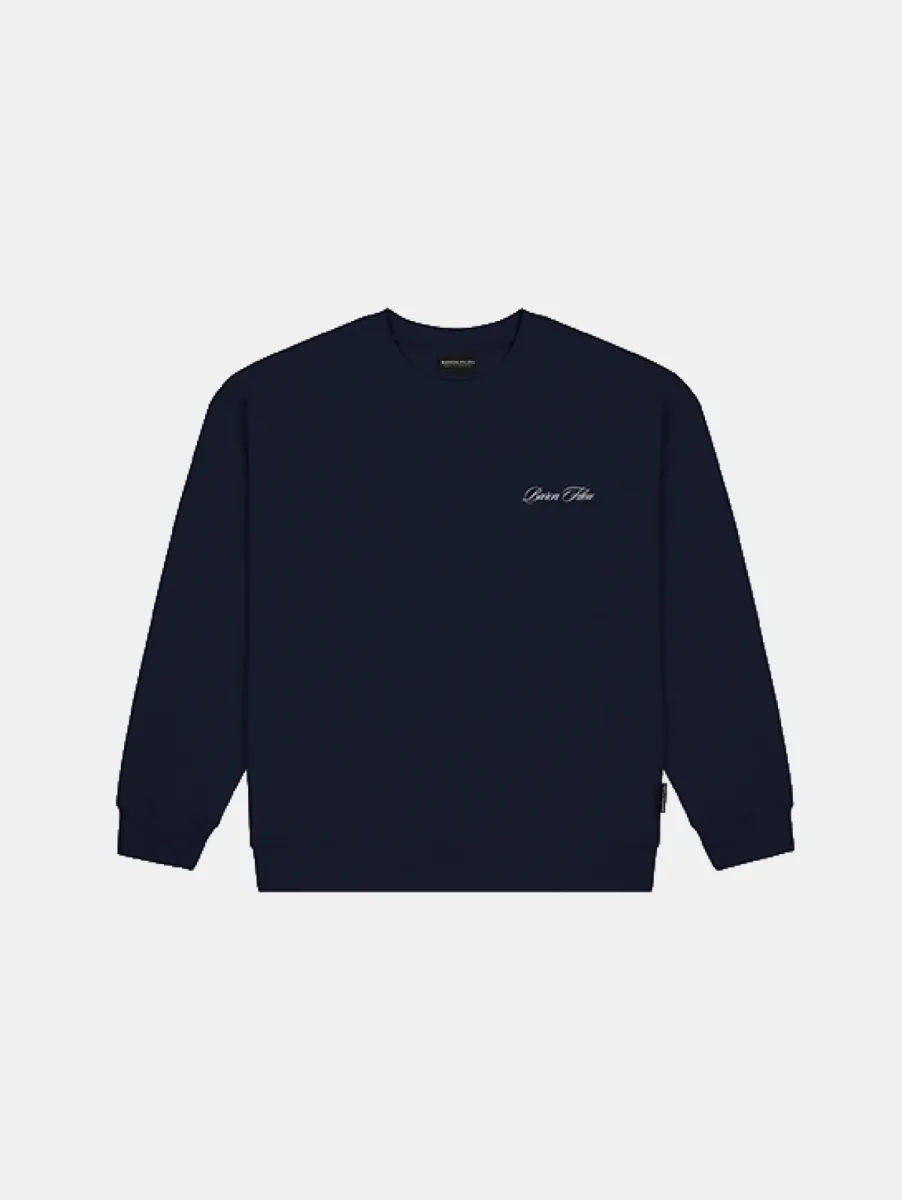 Baron Filou Oversized Backprint T-Shirt (FUCK 9-5) 2 Baron Filou fuck 9-5 oxford blue