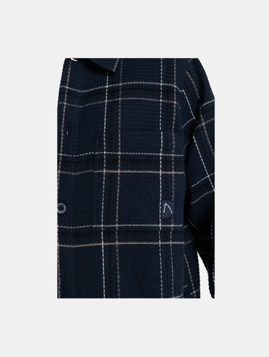 Chasin' Jaxon Grid 2 Chasin' 61120049 e63 navy blazer