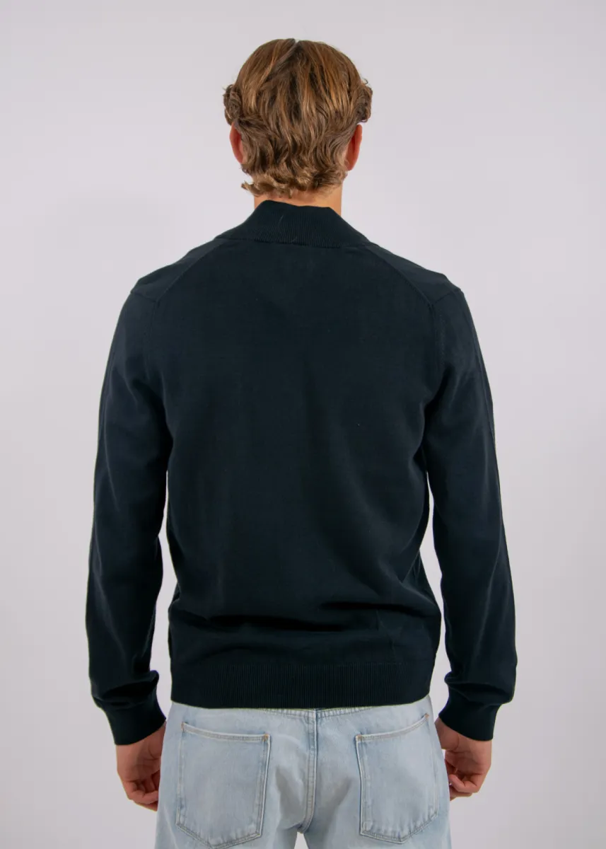 Lacoste Sweater 1/3 Zip 5 Lacoste ah9501 031 black
