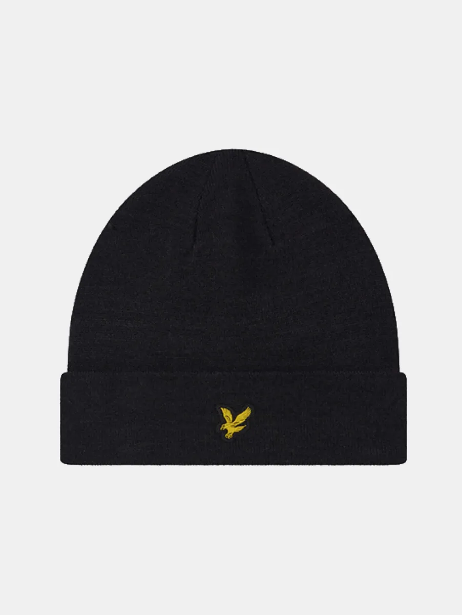 Lyle & Scott Basic Beanie 1 Lyle & Scott he2530a z865 jet black