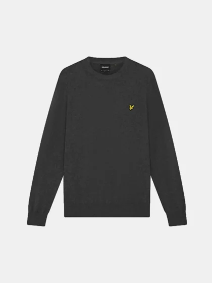 Lyle & Scott kn2110vc 398 charcoal marl